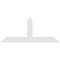 Ekena Millwork Portland Architectural Grade PVC Gable Bracket, 48"W x 20"H x 2"D x 4"F, 10/12 Pitch GBP048X20X0204POR00 - alternate 4